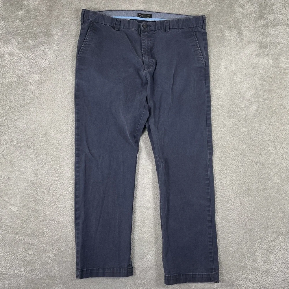 Banana‎ Republic Fulton Skinny Chino Mens 38x30 Navy Blue Stretch Cotton Pants